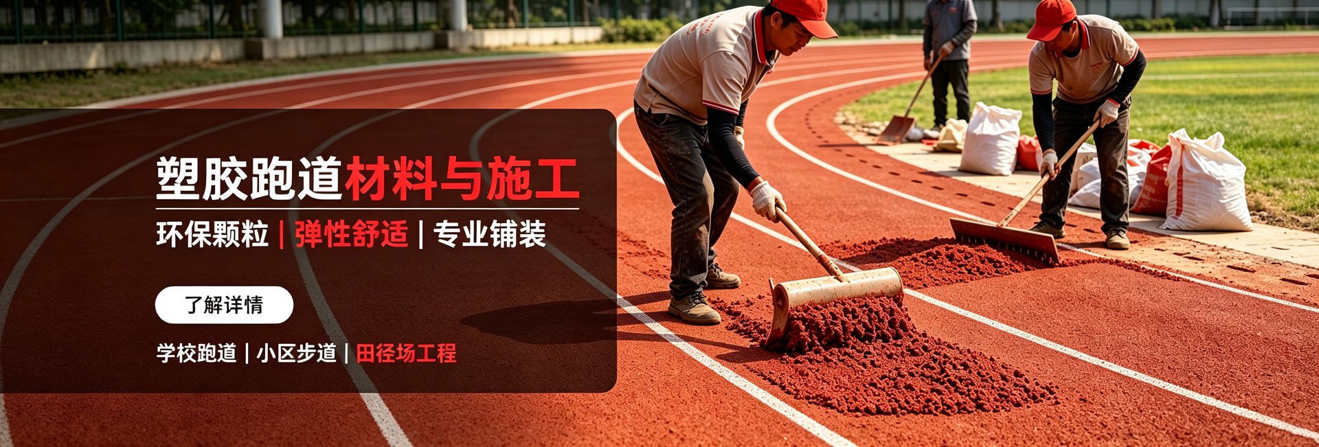 众越体育塑胶跑道跑道硅PU球场材料供应工程施工厂家